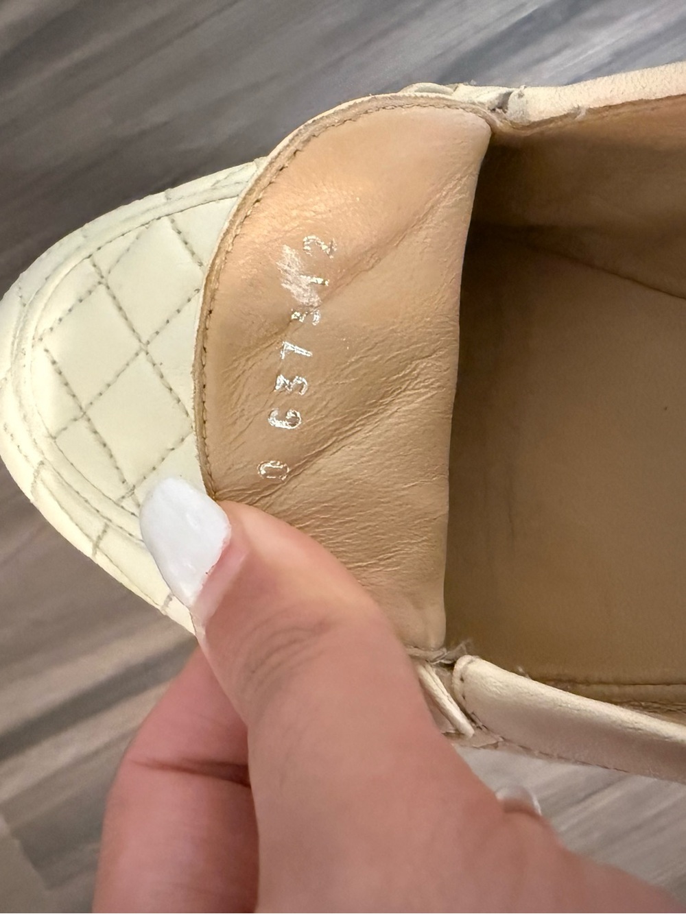 Chanel Lambskin Quilted Chain CC Loafers – Size 37 / 7 - Picture 6 of 7